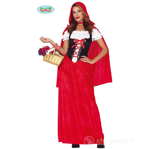 Costume Lungo Cappuccetto Donna Taglia L (88583)