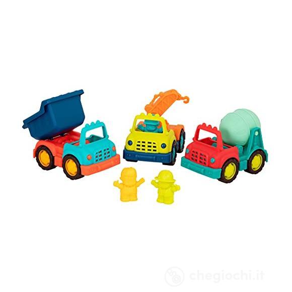 B Toys Happy Cruiseres Set 3 Mini Truck (BX2025Z)