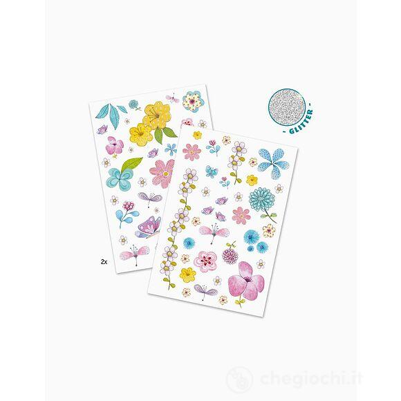 Bellissimi fiori di campo - Body Art - tatuaggi (DJ09585)