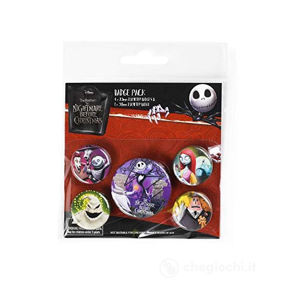 Disney: Nightmare Before Christmas - Characters Pin Badge Pack