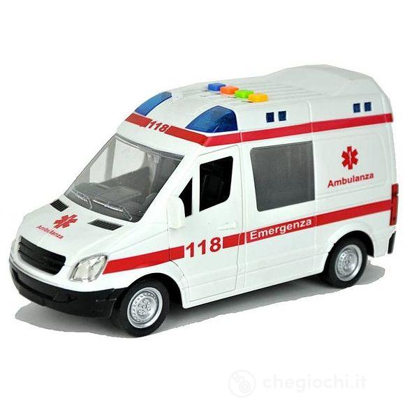 Ambulanza luci e suoni 1:16