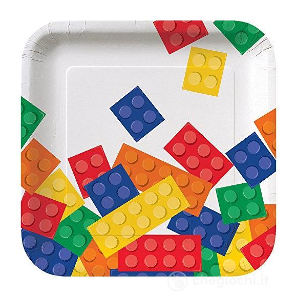 7 Piatti quadrati Block Party