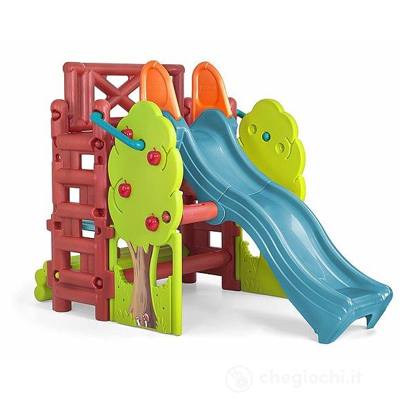 Casetta Casetta del Bosco con scivolo Wood house (800009590)