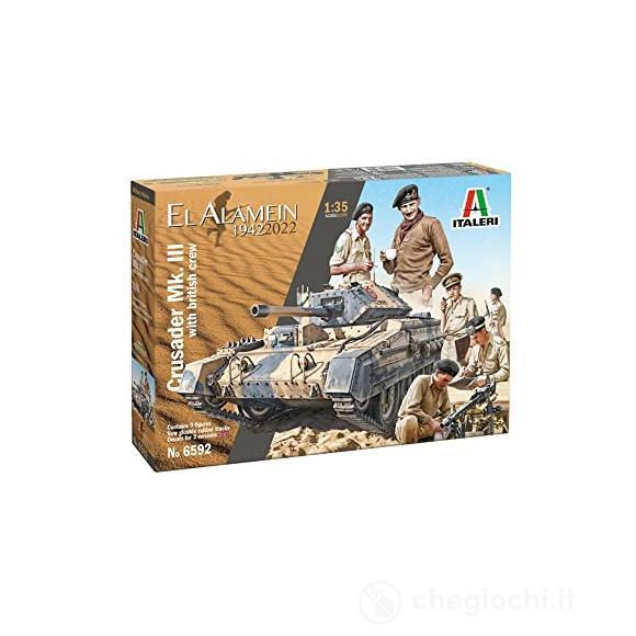 1/35 Crusader Mk.III & British Tank Crew El Alamein (IT6592)