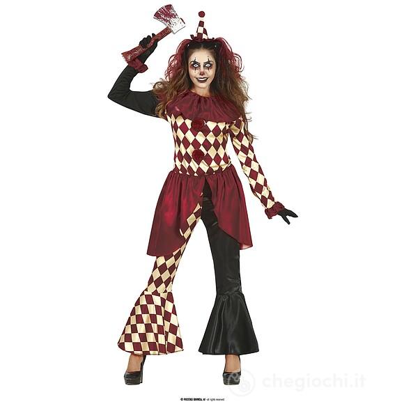 Costume Pagliaccia Assassina Donna Adulta Taglia 42-44 (79597)