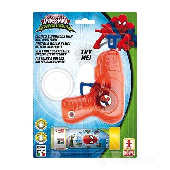 Marvel: Pistola Bolle Con Luci Media - Spider-Man