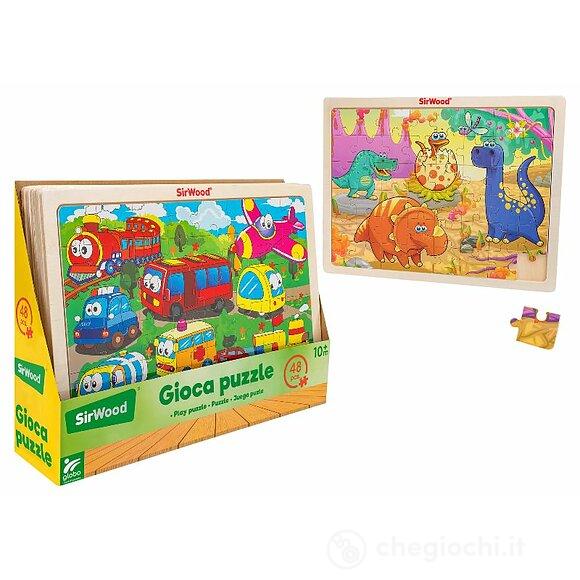 Puzzle Legno 48pz 40x30 Ass.to (40600)