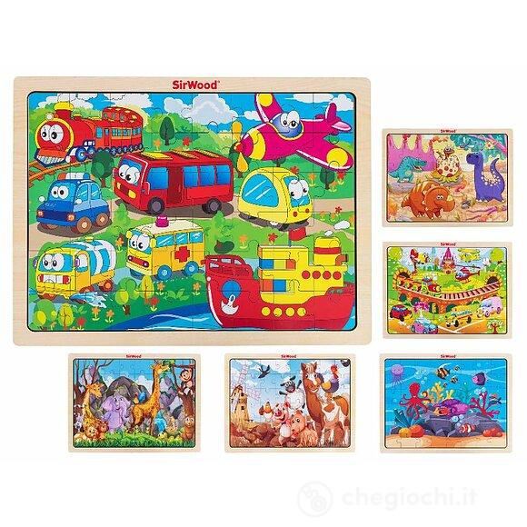 Puzzle Legno 48pz 40x30 Ass.to (40600)
