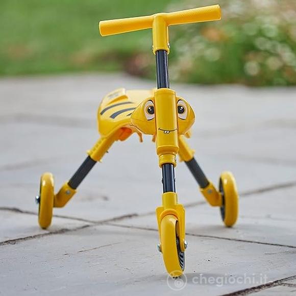 Triciclo Pieghevole Senza Pedali Giallo