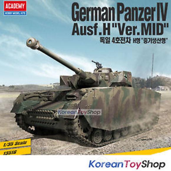Carro Armato GERMAN PZ.KPFW. IV AUSF.H "VER. MID" 1/35 (AC13516)
