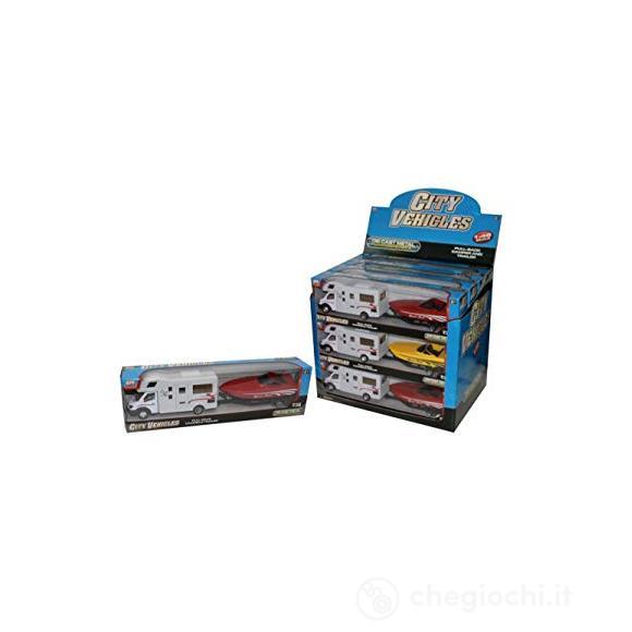 Camper con Motoscafo (articolo assortito 1 pz)
