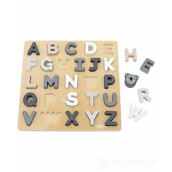 Puzzle Alfabeto In Legno