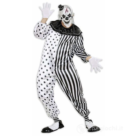 Costume Adulto killer pierrot pagliaccio S