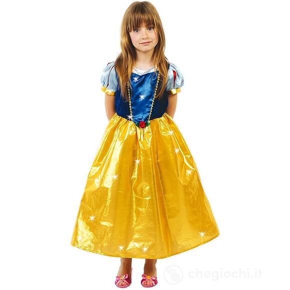 Costume Principessa Delle Fiabe Bambina Taglia 5-6 Anni (81611)