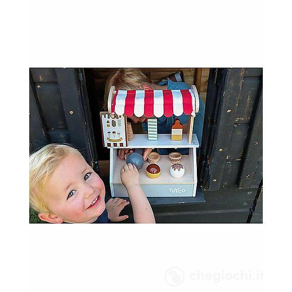 Gelateria Giocattolo In Legno - Colori Ad Acqua Atossici