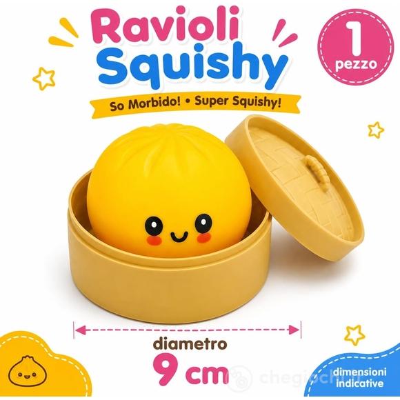 Ravioli Squishy Antistress Baozi Cinesi Assortiti (1 pezzo)