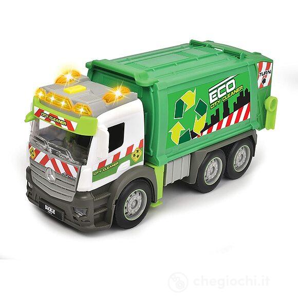 Mercedes Action Truck Camion Rifiuti 26 cm con luci e suoni (203745014)
