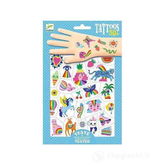 Arcobaleno - Body art - tatuaggi (DJ09617)