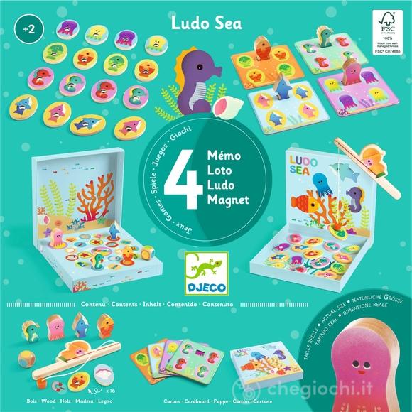 Ludo Sea - 4 Giochi In 1 (DJ01623)