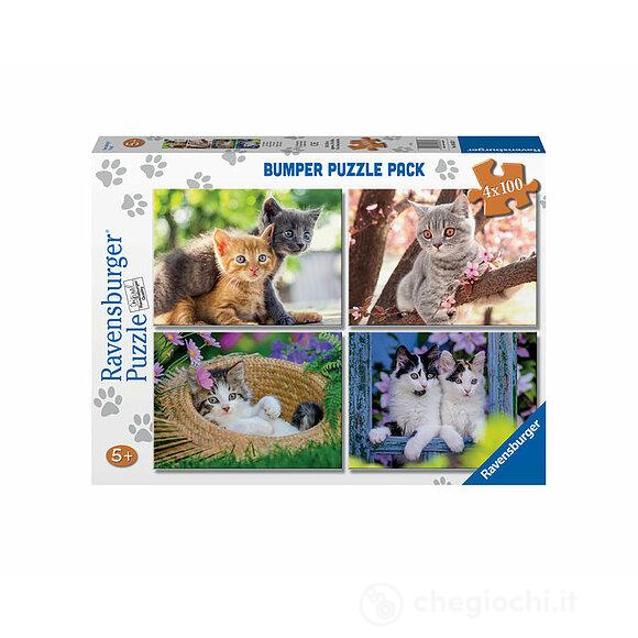 Piccoli gatti Puzzle 4x100 Bumper Pack (5623)