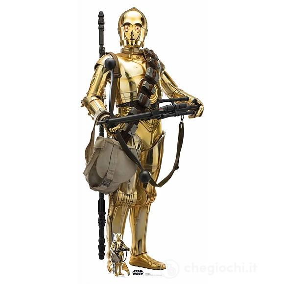  C-3PO CUTOUT Cartomodello Sagomato - Star Wars Rise Skywalker