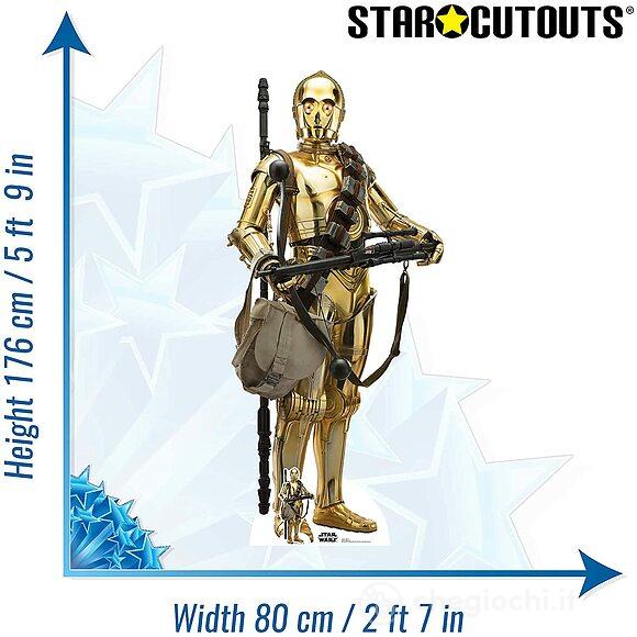  C-3PO CUTOUT Cartomodello Sagomato - Star Wars Rise Skywalker