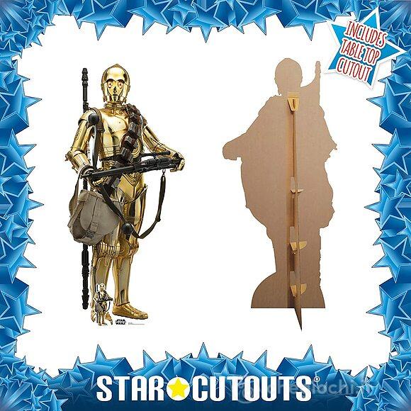  C-3PO CUTOUT Cartomodello Sagomato - Star Wars Rise Skywalker