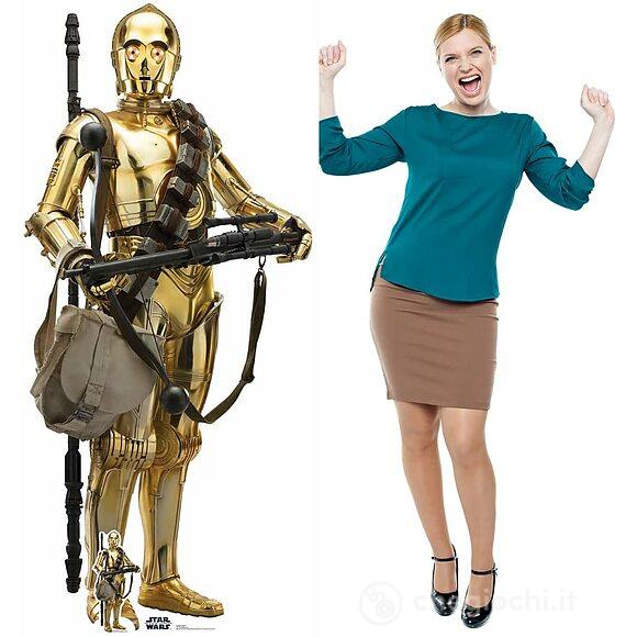  C-3PO CUTOUT Cartomodello Sagomato - Star Wars Rise Skywalker