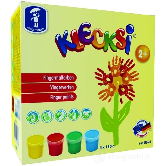 Klecksi Colori Per Dita 4 Col. (633.0624)