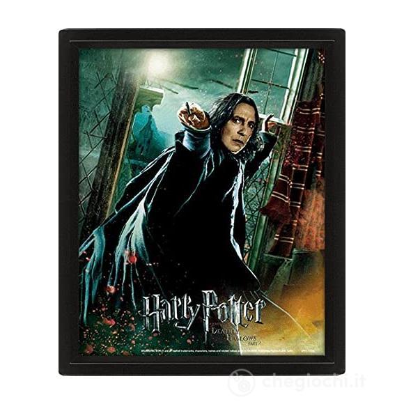 Quadro 3D Harry Potter Snape