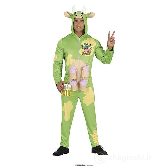 Costume Da Mucca Della Birra Adulto Taglia M 48-50 (79624)