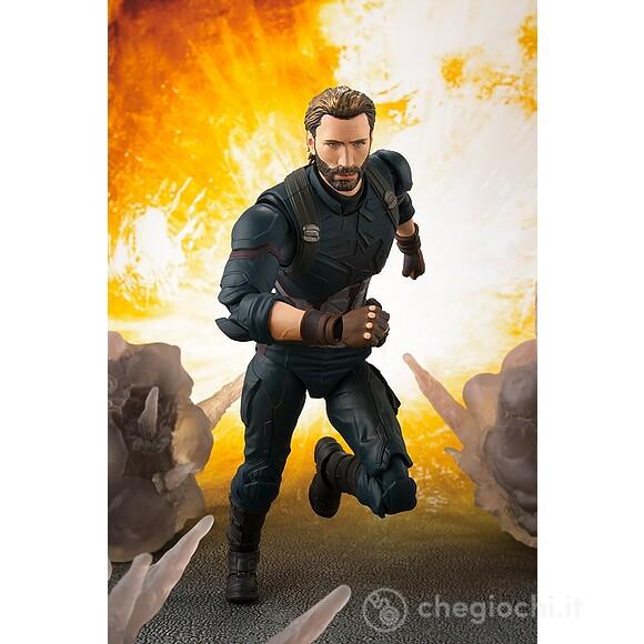 Avengers: Infinity War Cap America & Tamashii Eff Expl Shf