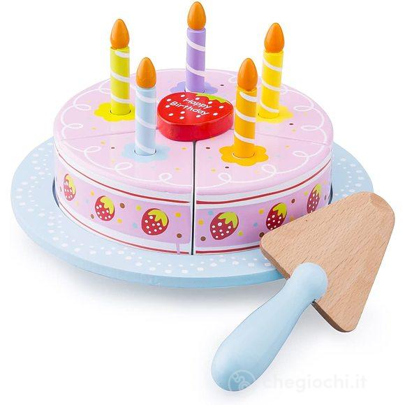 Torta da tagliare legno - compleanno (10628)