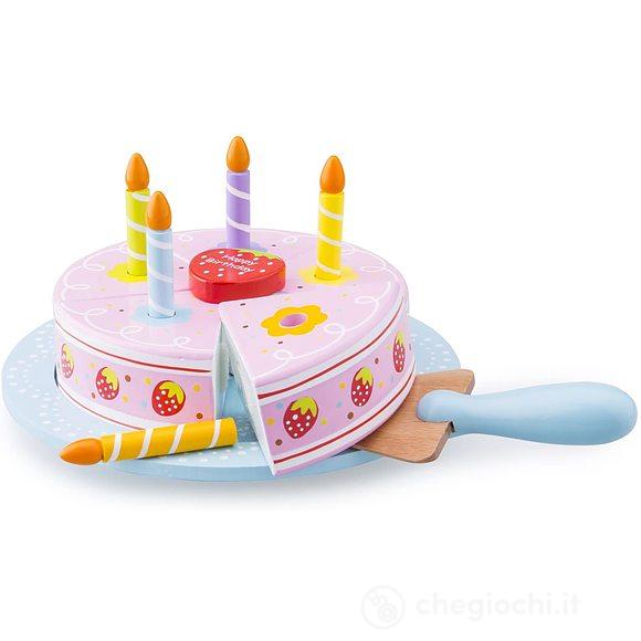 Torta da tagliare legno - compleanno (10628)