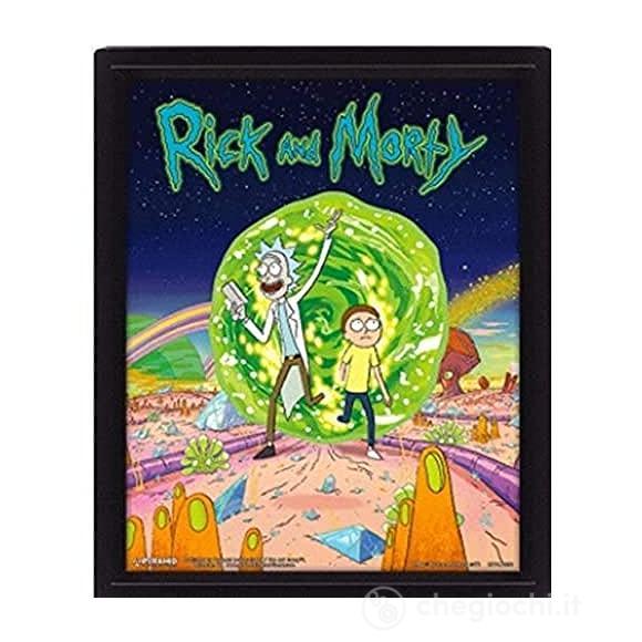 Rick And Morty: Pyramid - Portal (3D Lenticular Poster 25x20 Cm)