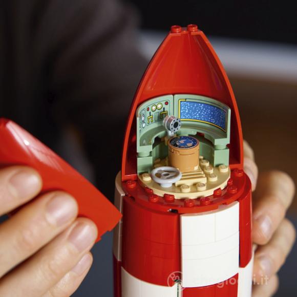 LEGO Ideas 21367 Razzo Lunare di Tintin, Kit Modellismo per Adulti, 5 Minifigure, Cane, Decorazioni Fai da Te, Regalo per Fan
