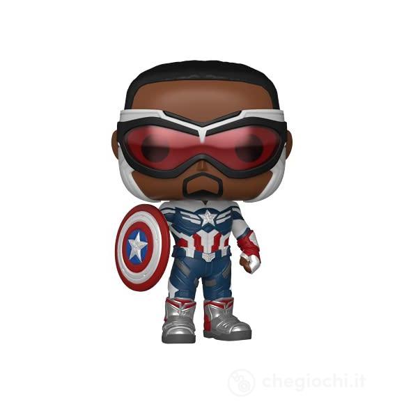 Marvel:  Falcon And The Winter Soldier - Pop Funko Vinyl Figure 814 Captain America 9cm