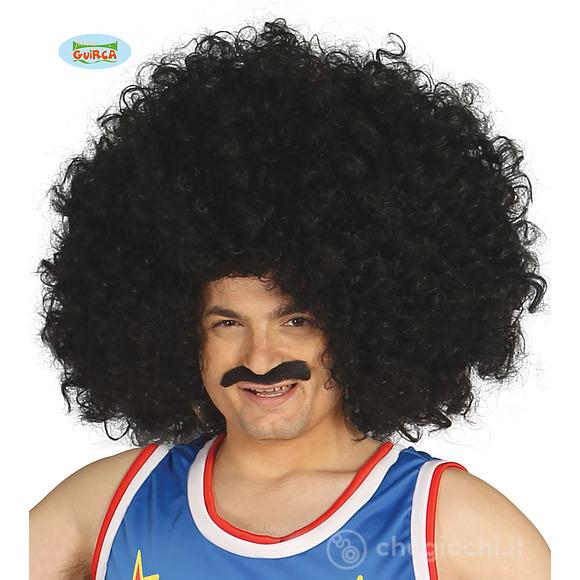 Parrucca Afro Nera Ricciolona Extra Volume (4630)