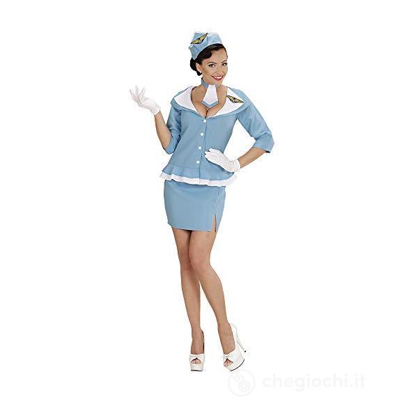 Hostess Retro' (Giacca, Gonna, Cravatta, Cappello) S