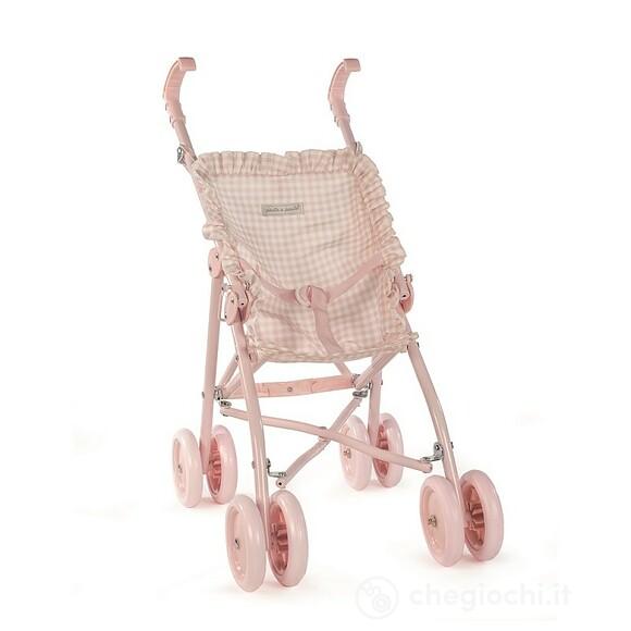 Passeggino Grande Tom Vichy Rosa