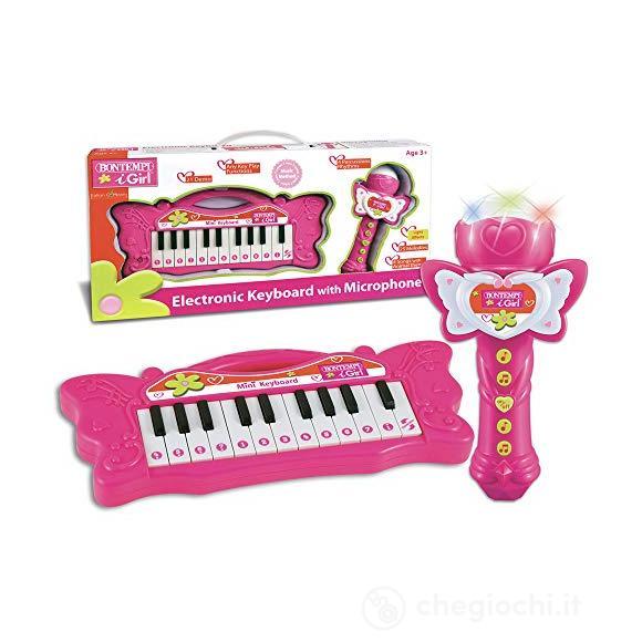  Mini tastiera con set Karaoke Microfono (60 2171)