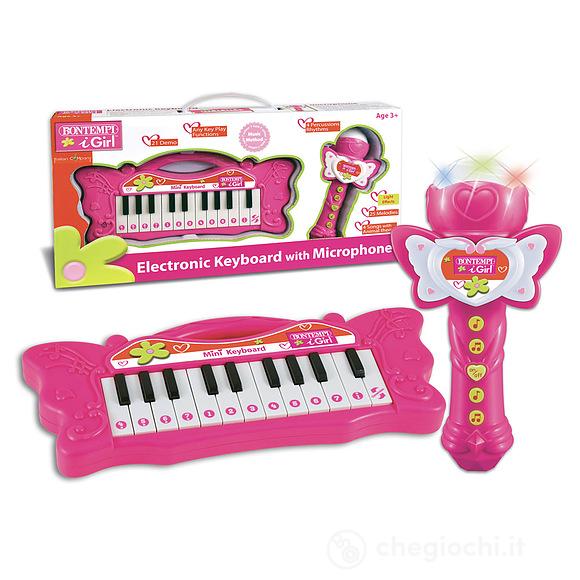  Mini tastiera con set Karaoke Microfono (60 2171)