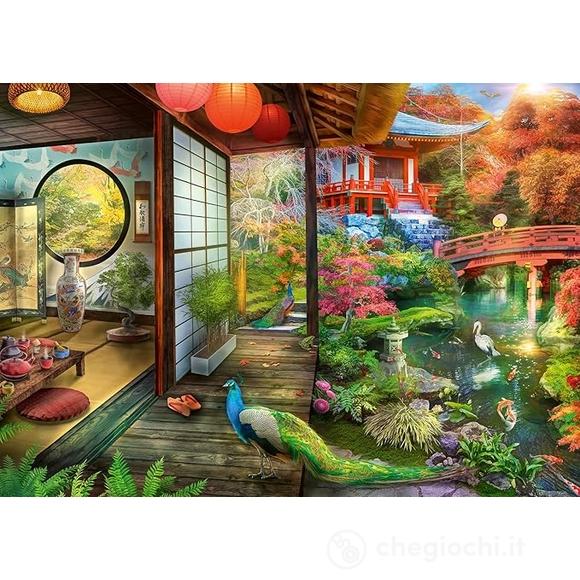 Puzzle Santuario Giapponese 1000 Pezzi In Legno Di Tiglio, 75x50 Cm, Per Adulti E Ragazzi, Idea Regalo E Decorazione
