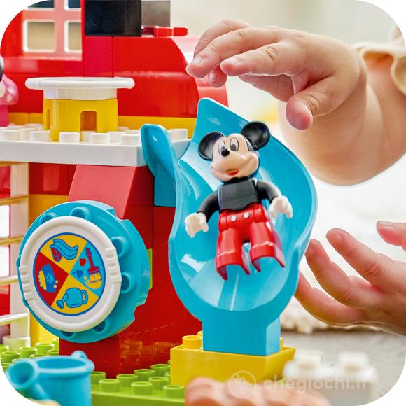 LEGO DUPLO Disney 10465 La Casa di Topolino con Minnie e Pluto, Gioco Didattico per Motricità Fine e 3 Personaggi, Regalo 2+