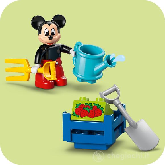 LEGO DUPLO Disney 10465 La Casa di Topolino con Minnie e Pluto, Gioco Didattico per Motricità Fine e 3 Personaggi, Regalo 2+