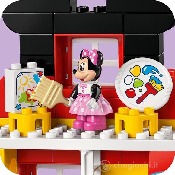 LEGO DUPLO Disney 10465 La Casa di Topolino con Minnie e Pluto, Gioco Didattico per Motricità Fine e 3 Personaggi, Regalo 2+