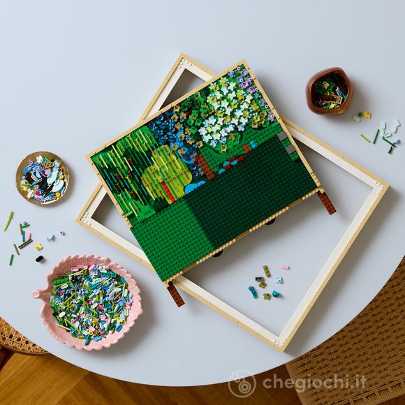 LEGO ART 31220 Claude Monet, Lo Stagno delle Ninfee, Decorazione da Parete per Casa, Regalo Adulti Fan dell'Impressionismo