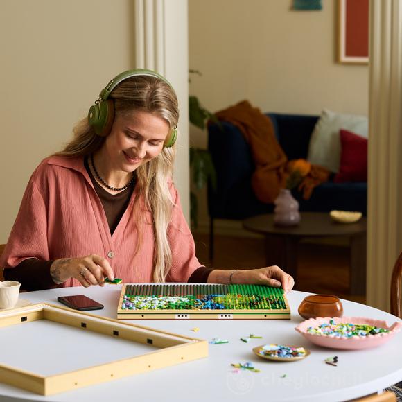 LEGO ART 31220 Claude Monet, Lo Stagno delle Ninfee, Decorazione da Parete per Casa, Regalo Adulti Fan dell'Impressionismo