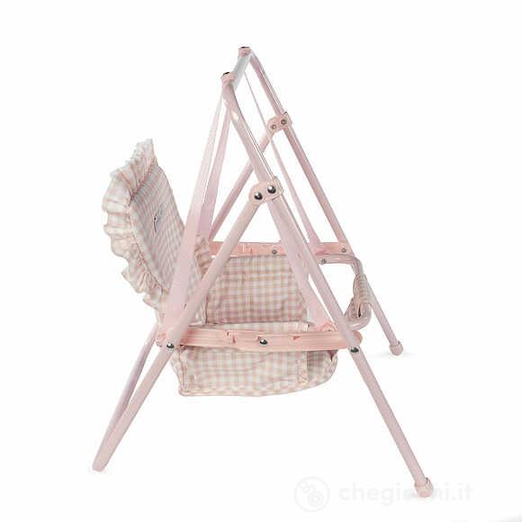 Altalena Per Bambole Tom Vichy Rosa
