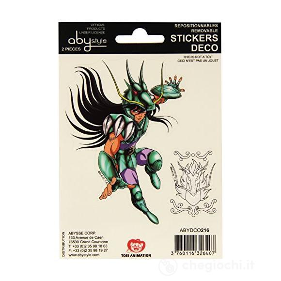 Saint Seiya - Pegasus/Shiryu Stickers 16X11 cm 2 Planches